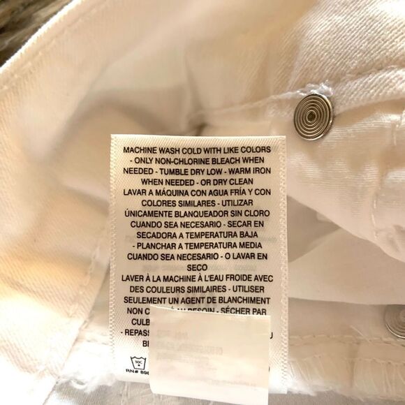 Jessica Simpson White Arrow Straight Jeans - Picture 10 of 10